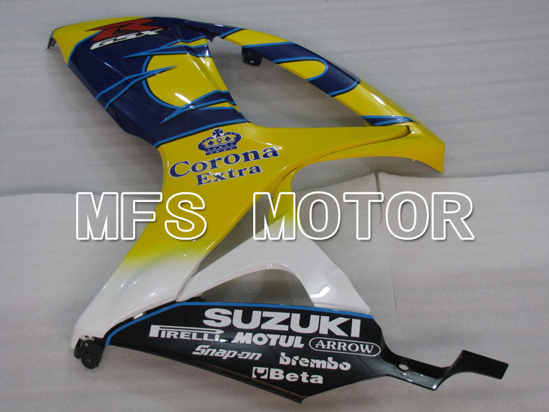 Suzuki GSXR600 GSXR750 2006-2007 Injection ABS Fairing - Corona - Blue Yellow - MFS2322 - Fairings Kit