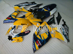Suzuki GSXR600 GSXR750 2006-2007 Injection ABS Fairing - Corona - Blue Yellow - MFS2324 - Fairings Kit