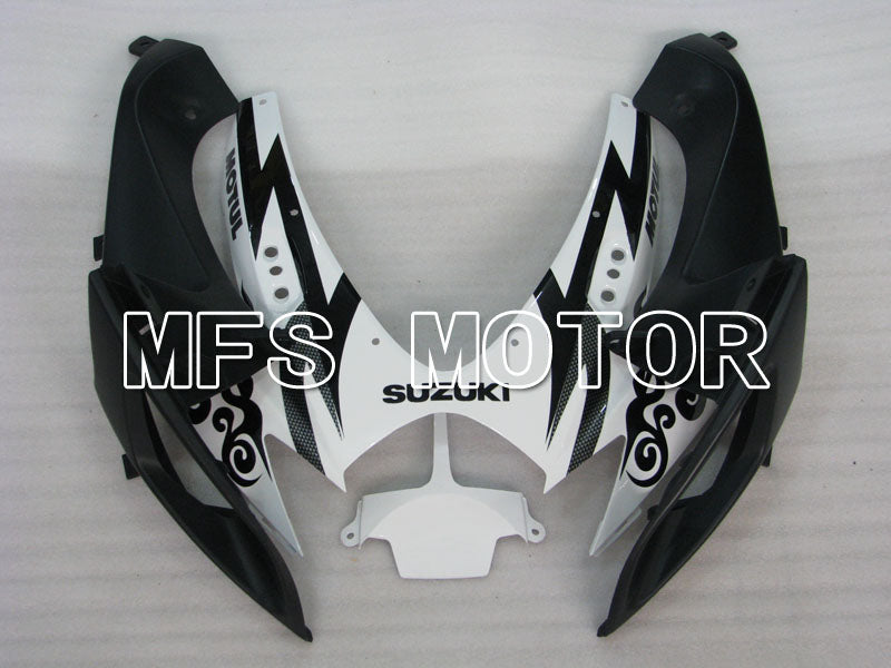 Suzuki GSXR600 GSXR750 2006-2007 Injection ABS Fairing - Corona - Black White - MFS2328 - Fairings Kit