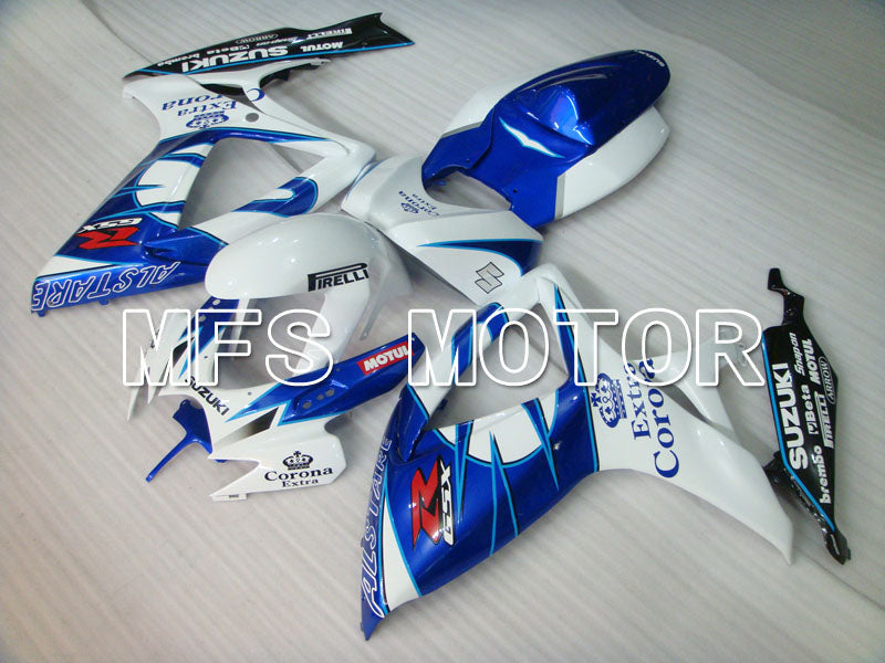 Suzuki GSXR600 GSXR750 2006-2007 Injection ABS Fairing - Corona - Blue White - MFS2329 - Fairings Kit