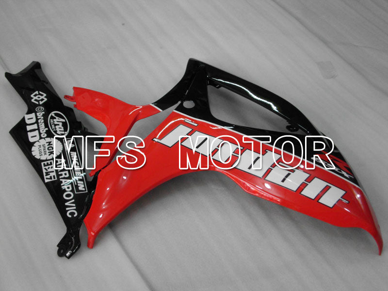 Suzuki GSXR600 GSXR750 2006-2007 Injection ABS Fairing - Jordan - Black Red - MFS2342 - Fairings Kit