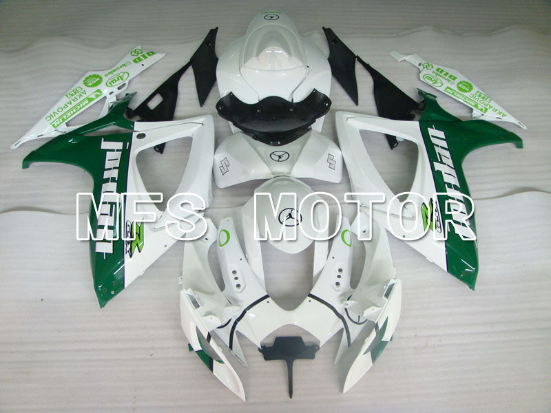 Suzuki GSXR600 GSXR750 2006-2007 Injection ABS Fairing - Jordan - Green White - MFS2344 - Fairings Kit