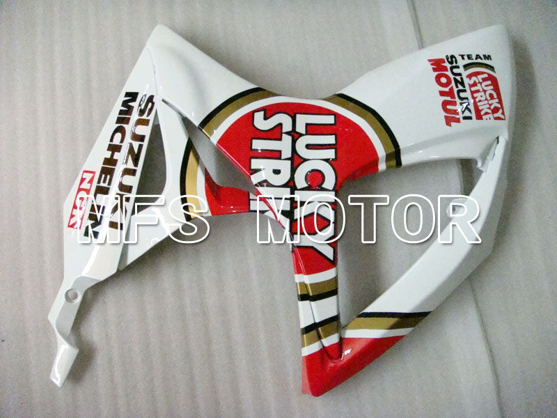 Suzuki GSXR600 GSXR750 2006-2007 Injection ABS Fairing - Lucky Strike - White Red - MFS2347 - Fairings Kit
