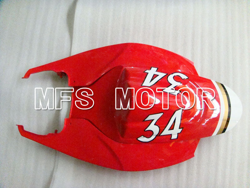 Suzuki GSXR600 GSXR750 2006-2007 Injection ABS Fairing - Lucky Strike - White Red - MFS2347 - Fairings Kit