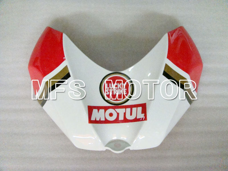 Suzuki GSXR600 GSXR750 2006-2007 Injection ABS Fairing - Lucky Strike - White Red - MFS2347 - Fairings Kit