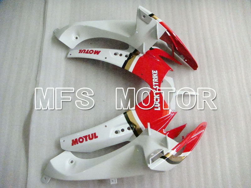 Suzuki GSXR600 GSXR750 2006-2007 Injection ABS Fairing - Lucky Strike - White Red - MFS2347 - Fairings Kit