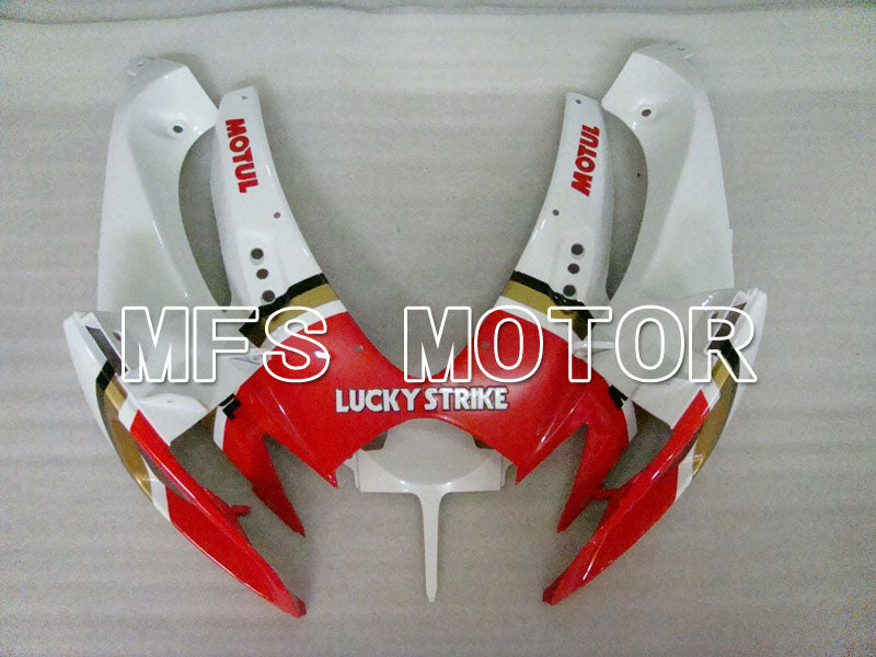 Suzuki GSXR600 GSXR750 2006-2007 Injection ABS Fairing - Lucky Strike - White Red - MFS2347 - Fairings Kit