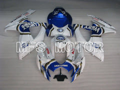 Suzuki GSXR600 GSXR750 2006-2007 Injection ABS Fairing - Lucky Strike - Black White - MFS2351 - Fairings Kit