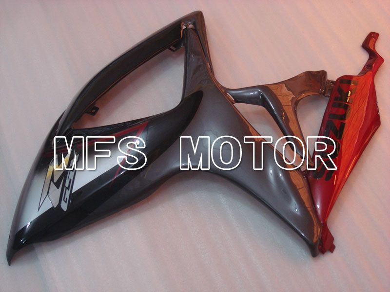 Suzuki GSXR600 GSXR750 2006-2007 Injection ABS Fairing - Factory Style - Black Red wine color - MFS2360 - Fairings Kit