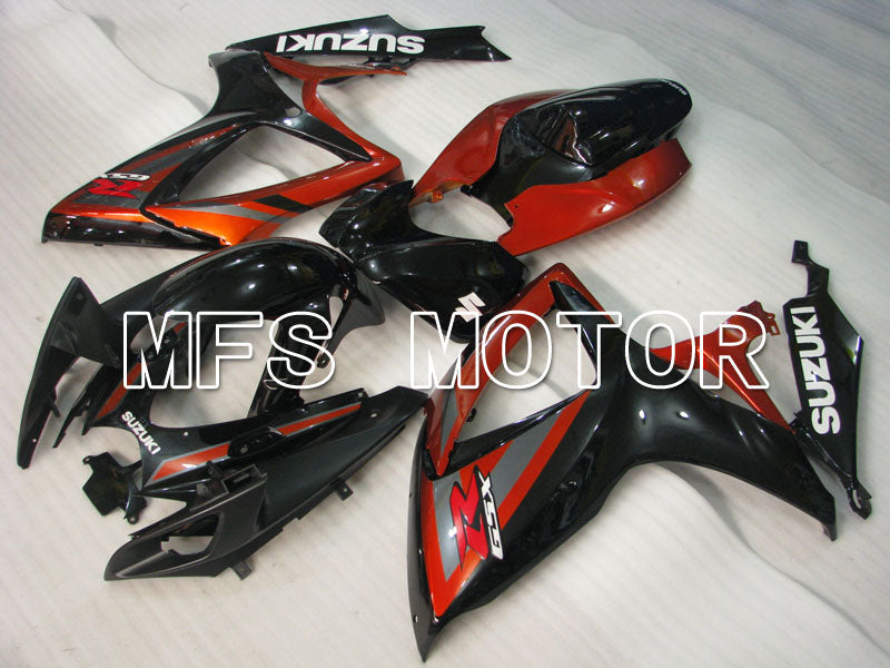 Suzuki GSXR600 GSXR750 2006-2007 Injection ABS Fairing - Factory Style - Black Red wine color - MFS2365 - Fairings Kit