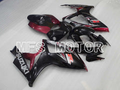 Suzuki GSXR600 GSXR750 2006-2007 Injection ABS Fairing - Factory Style - Black Red wine color - MFS2390 - Fairings Kit