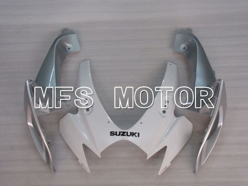 Suzuki GSXR600 GSXR750 2006-2007 Injection ABS Fairing - Factory Style - White Silver - MFS2398 - Fairings Kit
