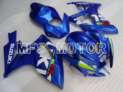 Suzuki GSXR600 GSXR750 2006-2007 Injection ABS Fairing - Factory Style - Blue - MFS2411 - Fairings Kit