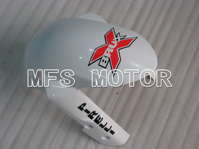 Suzuki GSXR600 GSXR750 2006-2007 Injection ABS Fairing - BRUX - Black White - MFS2412 - Fairings Kit