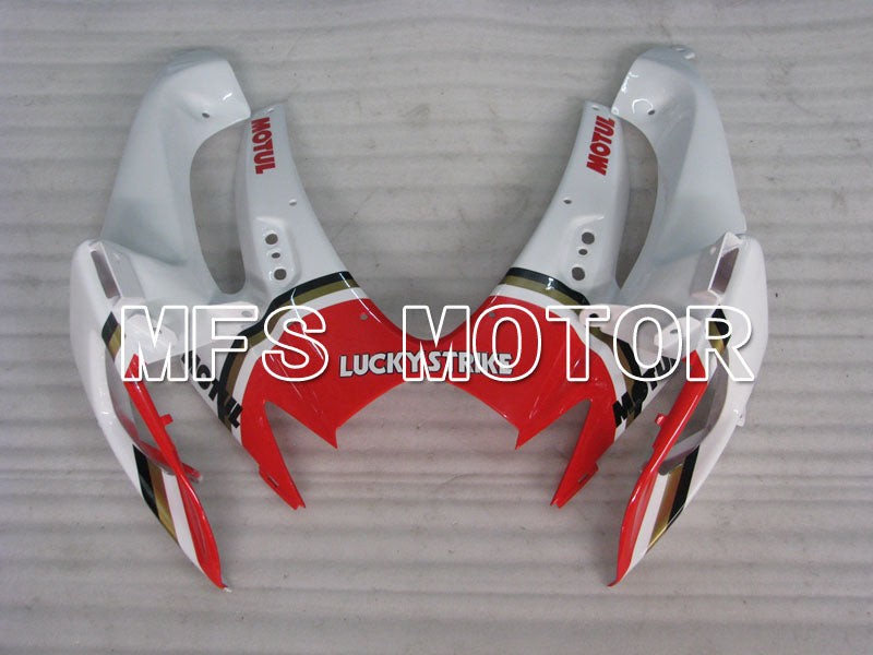 Suzuki GSXR600 GSXR750 2006-2007 Injection ABS Fairing - Lucky Strike - White Red - MFS2414 - Fairings Kit