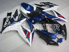 Suzuki GSXR600 GSXR750 2006-2007 Injection ABS Fairing - Factory Style - Blue White - MFS2418 - Fairings Kit