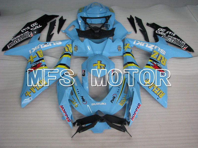 Suzuki GSXR600 GSXR750 2008-2010 Injection ABS Fairing - Rizla+ - Blue - MFS2430 - Fairings Kit