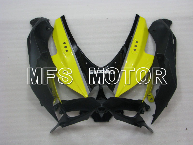 Suzuki GSXR600 GSXR750 2008-2010 Injection ABS Fairing - Factory Style - Black Yellow - MFS2441 - Fairings Kit