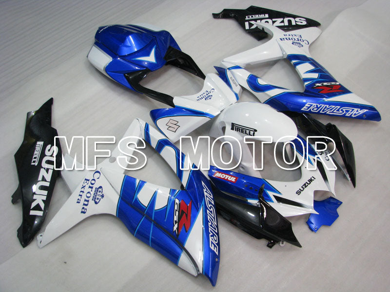 Suzuki GSXR600 GSXR750 2008-2010 Injection ABS Fairing - Corona - Blue White - MFS2443 - Fairings Kit