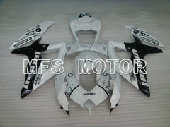 Suzuki GSXR600 GSXR750 2008-2010 Injection ABS Fairing - Jordan - Black White - MFS2449 - Fairings Kit
