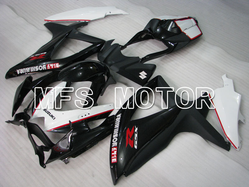 Suzuki GSXR600 GSXR750 2008-2010 Injection ABS Fairing - YOSHIMURA - Black White - MFS2452 - Fairings Kit