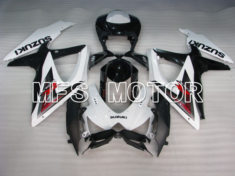 Suzuki GSXR600 GSXR750 2008-2010 Injection ABS Fairing - Factory Style - Black White - MFS2455 - Fairings Kit