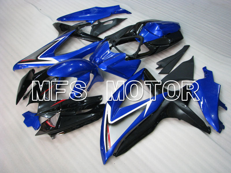 Suzuki GSXR600 GSXR750 2008-2010 Injection ABS Fairing - Factory Style - Black Blue - MFS2458 - Fairings Kit