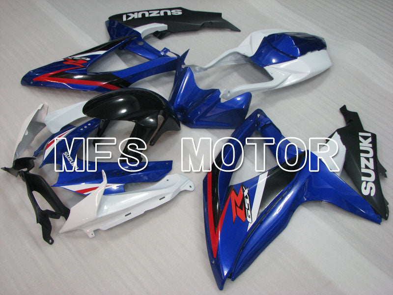 Suzuki GSXR600 GSXR750 2008-2010 Injection ABS Fairing - Factory Style - Blue White - MFS2472 - Fairings Kit