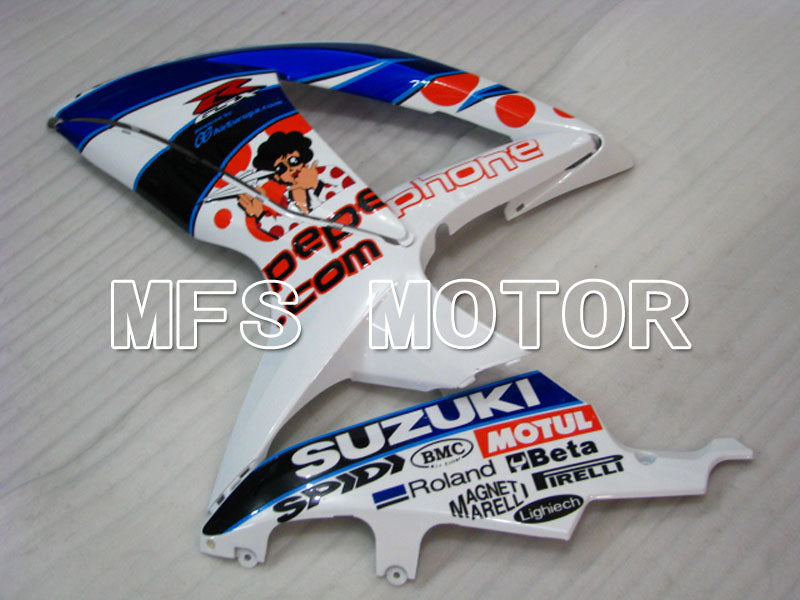 Suzuki GSXR600 GSXR750 2008-2010 Injection ABS Fairing - MOTUL - Blue White - MFS2487 - Fairings Kit