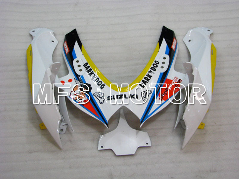 Suzuki GSXR600 GSXR750 2008-2010 Injection ABS Fairing - MOTUL - Blue White - MFS2487 - Fairings Kit