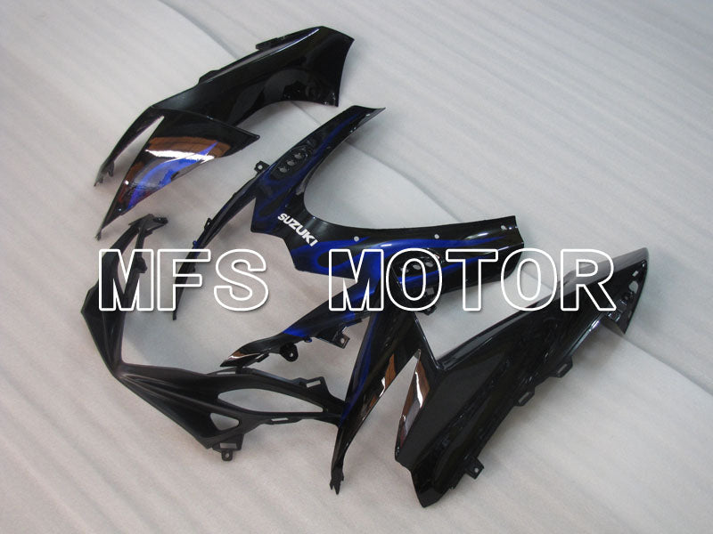 Suzuki GSXR600 GSXR750 2011-2024 Injection ABS Fairing - Flame - Black - MFS2496 - Fairings Kit