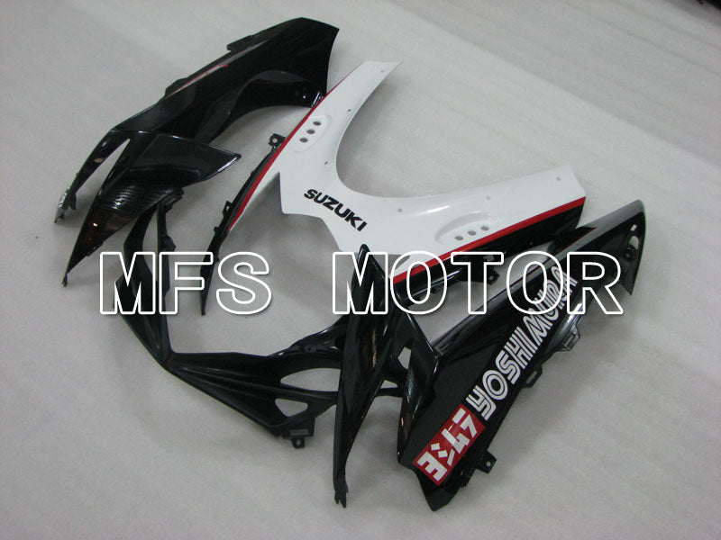 Suzuki GSXR600 GSXR750 2011-2024 Injection ABS Fairing - YOSHIMURA - Black White - MFS2503 - Fairings Kit