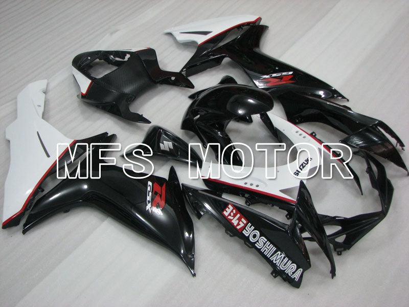 Suzuki GSXR600 GSXR750 2011-2024 Injection ABS Fairing - YOSHIMURA - Black White - MFS2503 - Fairings Kit