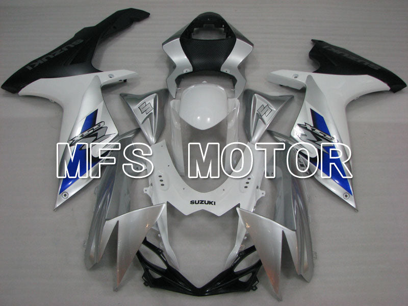 Suzuki GSXR600 GSXR750 2011-2024 Injection ABS Fairing - Factory Style - Silver White - MFS2518 - Fairings Kit