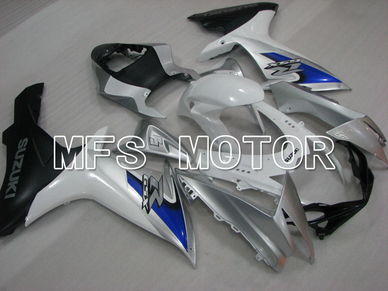 Suzuki GSXR600 GSXR750 2011-2024 Injection ABS Fairing - Factory Style - Silver White - MFS2518 - Fairings Kit