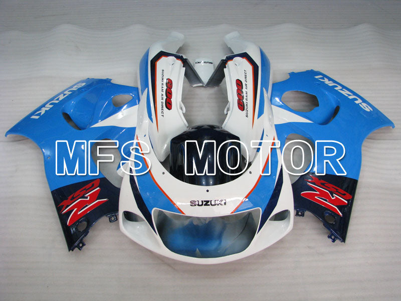 Suzuki GSXR750 1996-1999 ABS Fairing - Factory Style - Blue White - MFS6874 - Fairings Kit