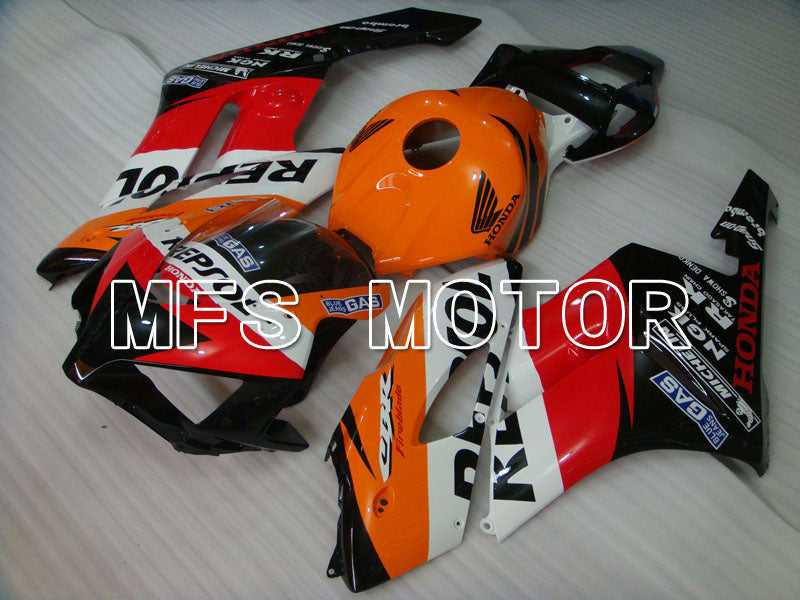 Honda CBR1000RR 2004-2005 Injection ABS Fairing - Repsol - Red Orange Black - MFS2543 - Fairings Kit