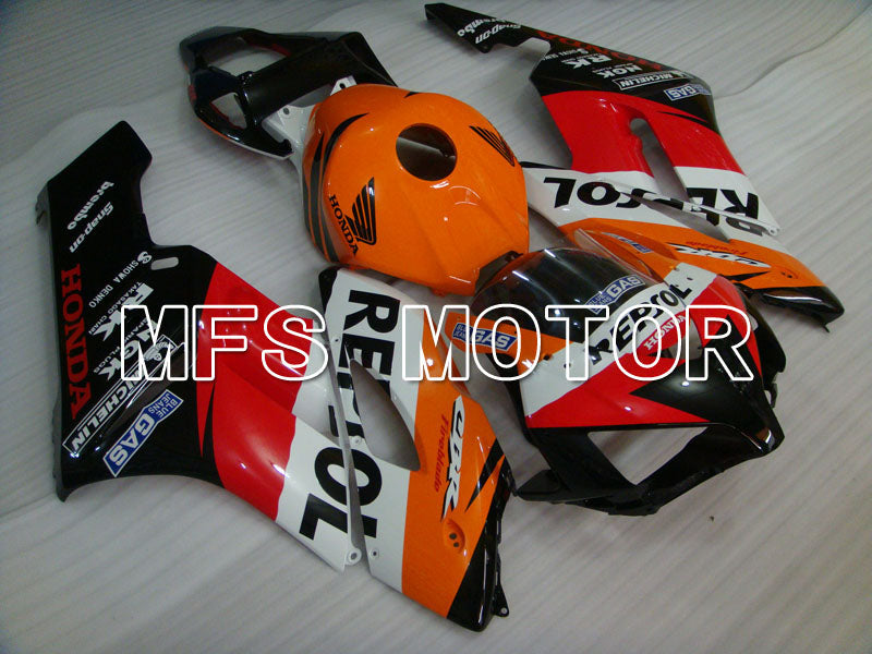 Honda CBR1000RR 2004-2005 Injection ABS Fairing - Repsol - Red Orange Black - MFS2543 - Fairings Kit