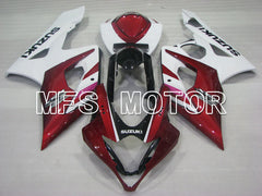 Suzuki GSXR1000 2005-2006 Injection ABS Fairing - Factory Style - Red White - MFS2657 - Fairings Kit