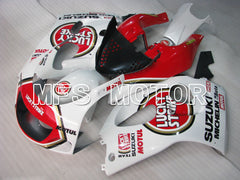 Suzuki GSXR750 1996-1999 ABS Fairing - Lucky Strike - Red White - MFS6879 - Fairings Kit