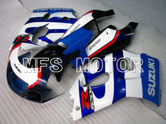 Suzuki GSXR600 1997-2000 ABS Fairing - Factory Style - Blue White - MFS2565 - Fairings Kit