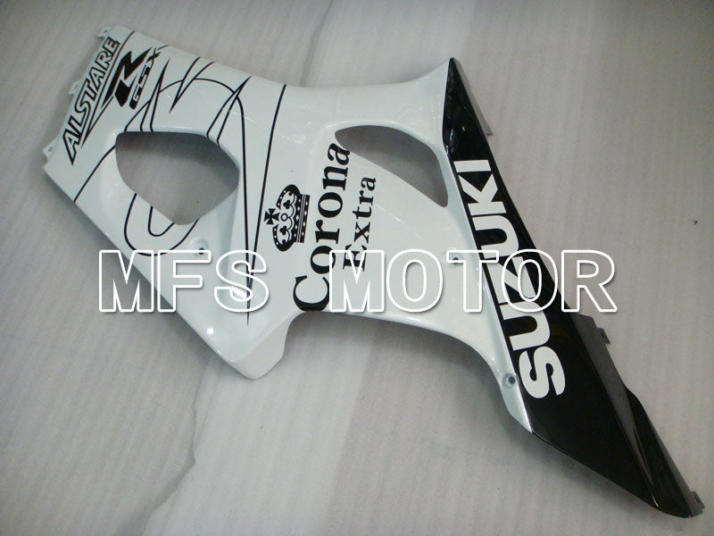 Suzuki GSXR1000 2003-2004 Injection ABS Fairing - Conora - Black White - MFS2572 - Fairings Kit