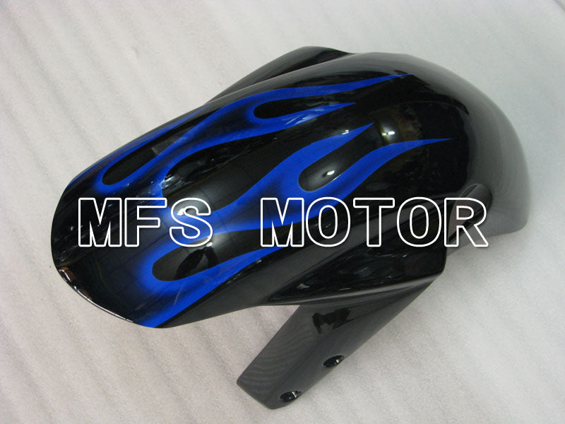 Suzuki GSXR1000 2003-2004 Injection ABS Fairing - Flame - Black Blue - MFS2579 - Fairings Kit