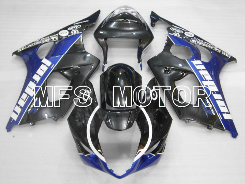 Suzuki GSXR1000 2003-2004 Injection ABS Fairing - Jordan - Black Blue - MFS2582 - Fairings Kit