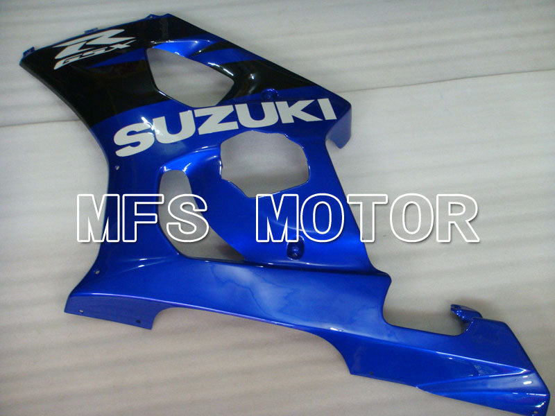 Suzuki GSXR1000 2003-2004 Injection ABS Fairing - Factory Style - Black Blue - MFS2596 - Fairings Kit