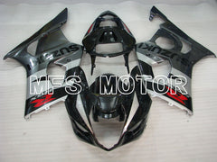 Suzuki GSXR1000 2003-2004 Injection ABS Fairing - Factory Style - Black Gray - MFS2601 - Fairings Kit