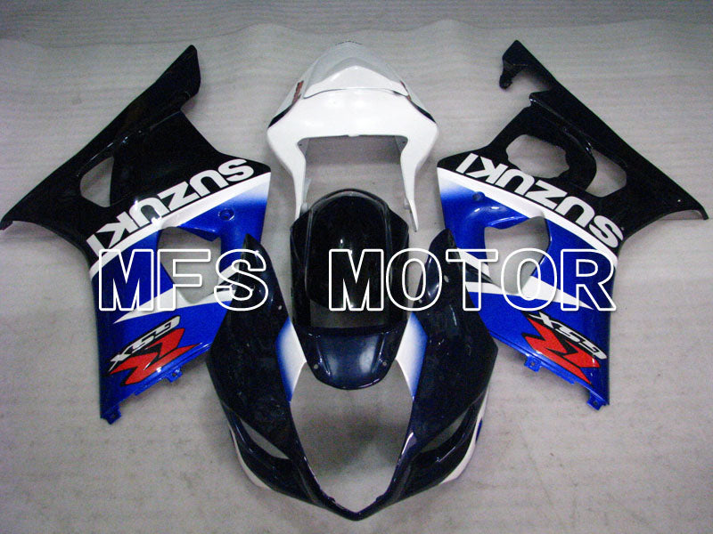 Suzuki GSXR1000 2003-2004 Injection ABS Fairing - Factory Style - Black Blue White - MFS2615 - Fairings Kit
