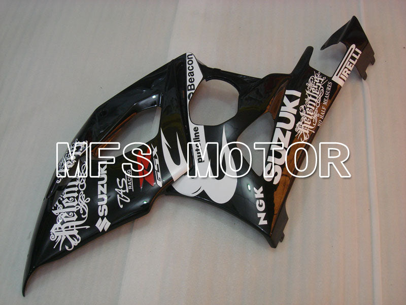 Suzuki GSXR1000 2005-2006 Injection ABS Fairing - Beacon - Black White - MFS2617 - Fairings Kit