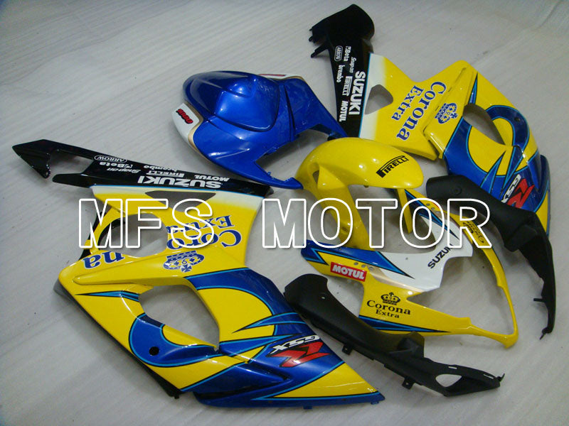 Suzuki GSXR1000 2005-2006 Injection ABS Fairing - Blue Yellow - Corona - MFS2621 - Fairings Kit