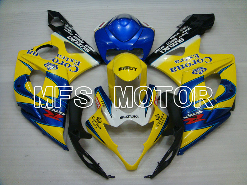 Suzuki GSXR1000 2005-2006 Injection ABS Fairing - Blue Yellow - Corona - MFS2621 - Fairings Kit
